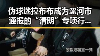 伪球迷拉布布成为漯河市通报的“清朗”专项行动典型案例引发网红翻车事件