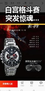 白宫格斗赛突发惊魂事件凌晨3点的精彩比赛暴露明星脆弱一面