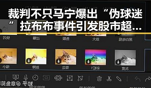 裁判不只马宁爆出“伪球迷”拉布布事件引发股市超2700股上涨趋势分析